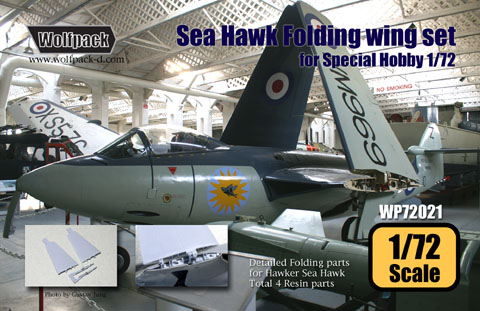 Hawker Sea Hawk Wing Folding set (MPM-Special hobby) WP72021