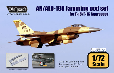 AN/ALQ3188 Jamming Pod with chin pod for F15/F16 Agressor  WP72023