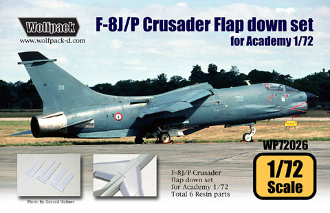 F8J/P Crusader Flap down set (Academy)  WP72026