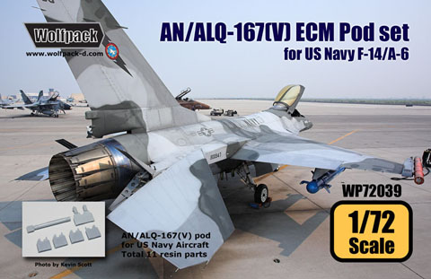 AN/ALQ-167(V) ECM Pod set for US Navy F-14/A-6/F-16 NSAWC  WP72039