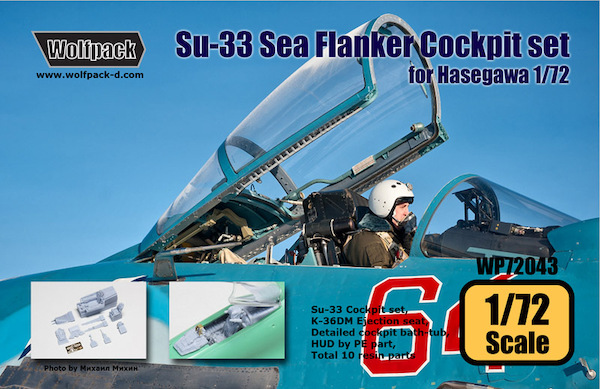 Suchoi Su33 Sea Flanker Cockpit set (Hasegawa)  WP72043