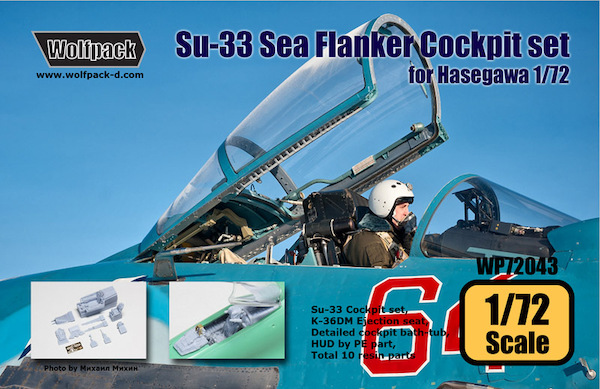 Suchoi Su33 Sea Flanker Cockpit set (Hasegawa) WP72043