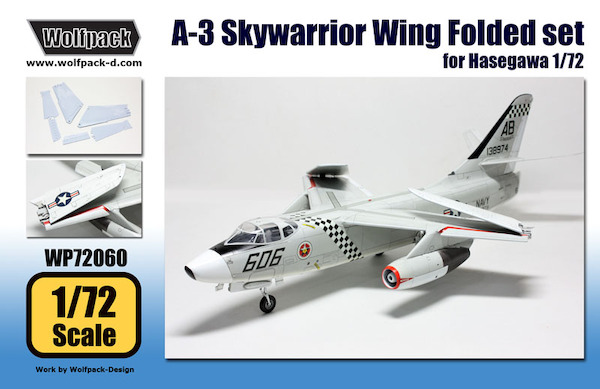 A3 Skywarrior Wing folding set (Hasegawa) WP72060