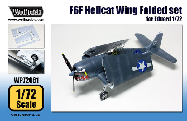 Grumman F6F Hellcat wing folding set (Eduard)  WP72061