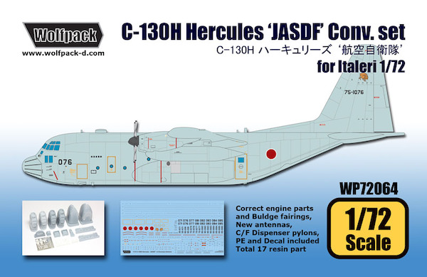 Lockheed C130H Hercules "JASDF Conversion Set (Italeri)  WP72064