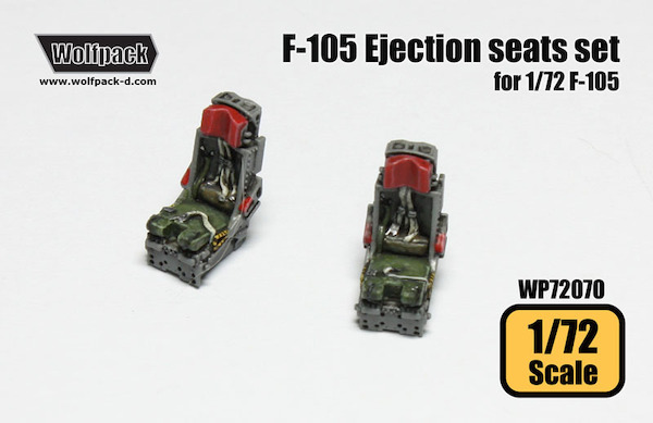 F105 Ejection seats for Trumpeter 1/72 (2 PCS)  WP72070