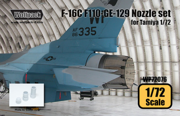 F16C F110-GE-129 Engine Nozzle set (Tamiya)  WP72076