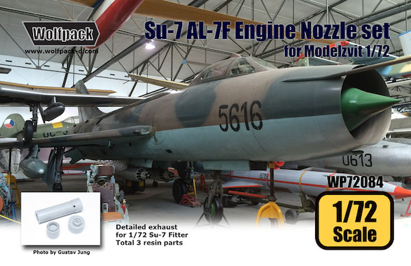 Sukhoi Su7 Fitter AL-7F Engine Nozzle set (Modelsvit) WP72084