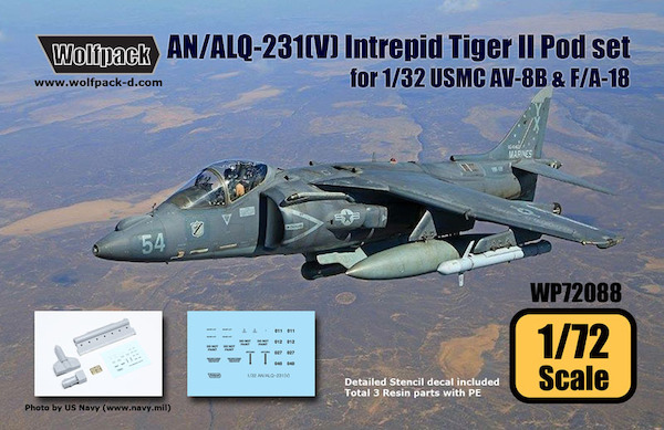 AN/ASQ-213(V) Intrepid Tiger II Pod (for AV8B Harrier, F/A18 Hornet) WP72088