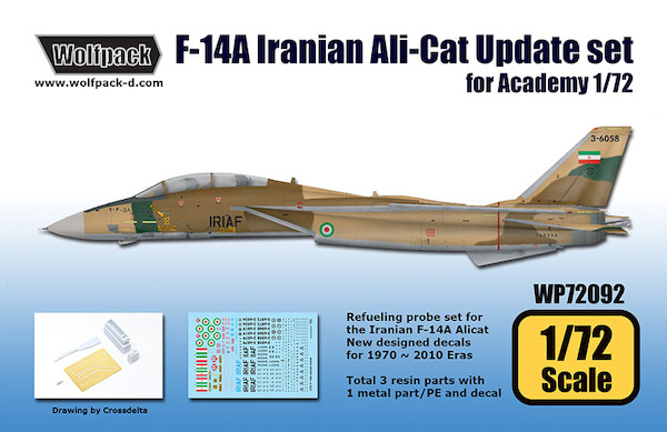 F14A Iranian Ali-cat Update set (Academy)  WP72092