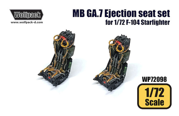 Martin Baker GA7 Ejection Seat for F104 Starfighter (Hasegawa)  WP72098