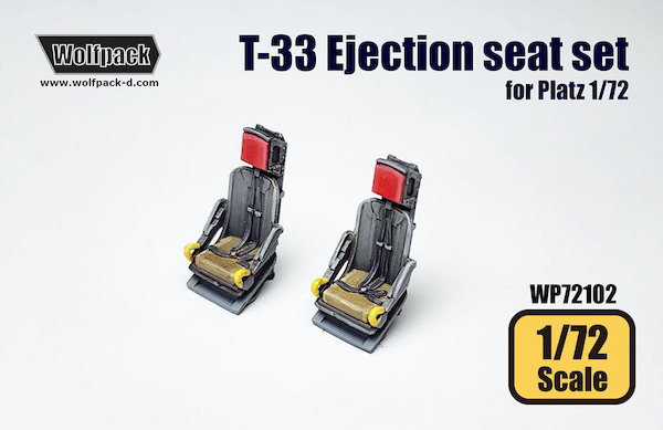T33 Ejection seat set (Platz, Wolfpack, Italeri) WP72102