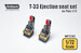 T33 Ejection seat set (Platz, Wolfpack, Italeri) WP72102