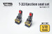 T33 Ejection seat set (Platz, Wolfpack, Italeri) WP72102