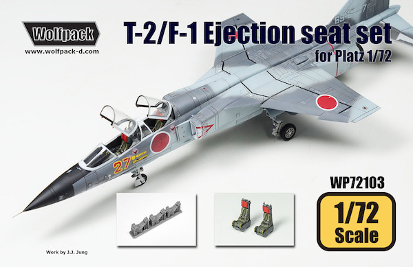 Mitsubishi F1/T2 Ejection seat set (Platz)  3 seats  WP72103