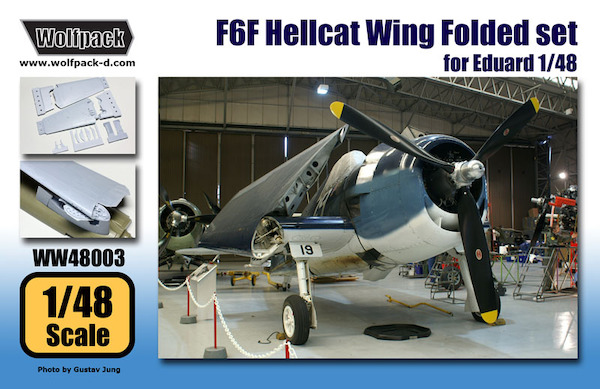 F6F Hellcat Folding Wing Set (Eduard)  WW48003