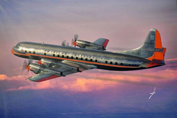 Lockheed L188 Electra (American Airlines) (FINALLY!!!!!!!!!)  X144-005