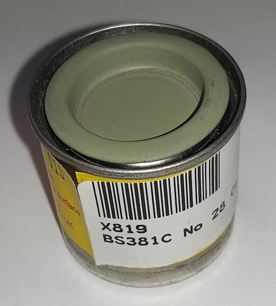 BS381C No 28 Caunter AIF Silver Grey X819