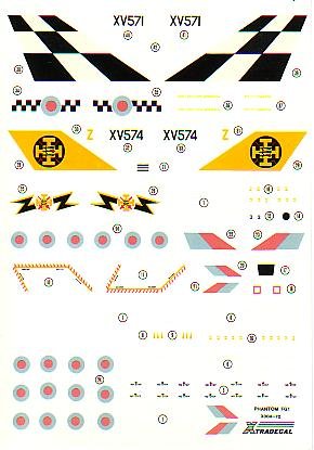 RAF Phantom FG1 (43sq, 111sq)  X004-72