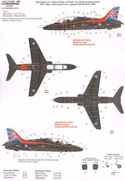 BAe Hawk T1a (4FTS 2004 ann)  x32036