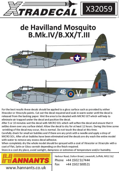 de Havilland Mosquito FB.Mk.VI x32059
