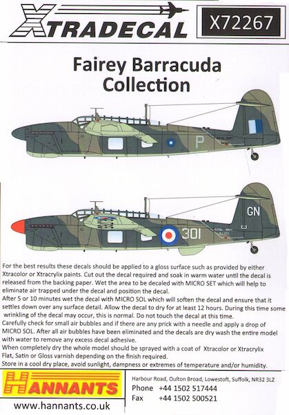 Fairey Barracuda Collection  X72267