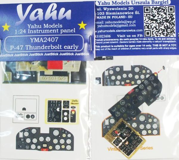 Instrument Panel Republic P47 Thunderbolt early (Kinetic) YMA2407