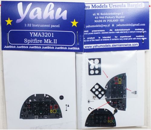 Instrument Panel Supermarine Spitfire MkII (Revell)  YMA3201