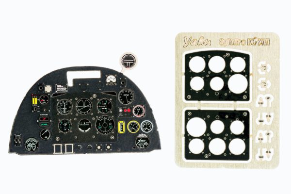 Instrument Panel Supermarine Spitfire IX late/XVI (Tamiya) YMA3221