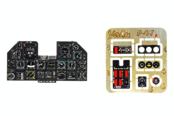 Instrument Panel P47D Thunderbolt (late) (Hasegawa) YMA3223