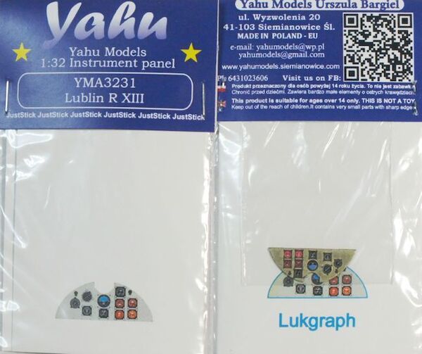 Instrument Panel Lublin R. XIII (LukGraph) YMA3231