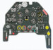 Instrument Panel Junkers Ju87D/G Stuka YMA3244