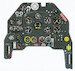 Instrument Panel Junkers Ju87D/G Stuka YMA3244