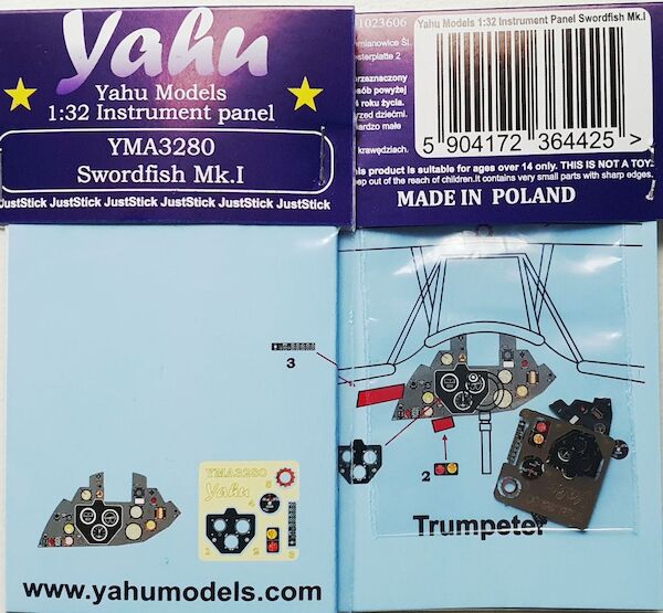 Instrument Panel Swordfish Mk.I (Trumpeter)  YMA3280