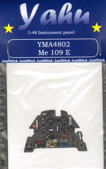 Instrument Panel Messerschmitt BF109E (Eduard)  YMA4802