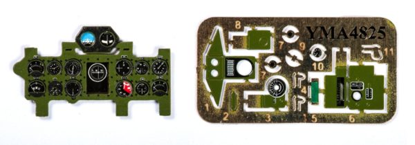 Instrument Panel A6M2 Zero (Mitsubishi green) YMA4825