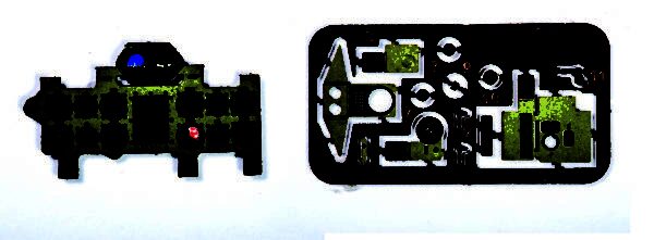 Instrument Panel A6M2 Zero (Nakajima green) YMA4826