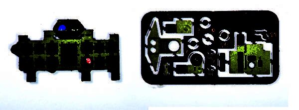 Instrument Panel A6M2 Zero (Nakajima green)  YMA4826