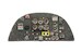 Instrument Panel Bristol Beaufighter MKVI (Tamiya) YMA4829