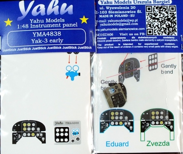Instrument Panel Yakovlev Yak-3 (Eduard) YMA4838