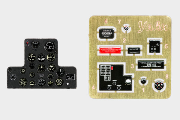 Instrument Panel P-40 Tomahawk (Airfix)  YMA4842