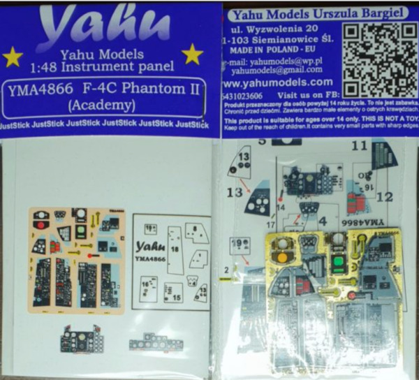 Instrument Panels F4C Phantom II (Academy) YMA4866