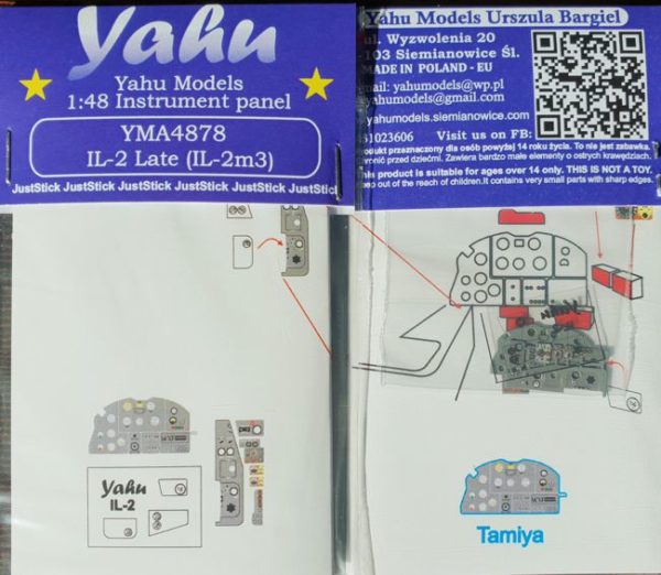 Instrument Panel Ilyushin IL2 late (IL2/3m)  YMA4878