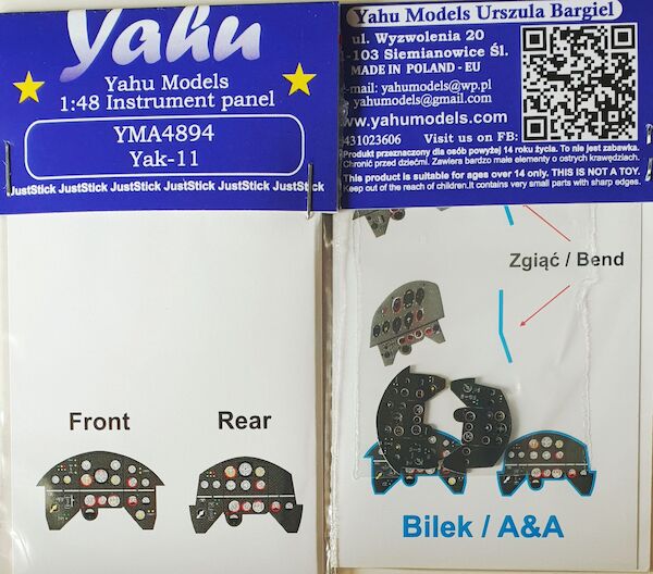 Instrument Panel Yakovlev Yak11 Moose (AAM/Bikek) YMA4894
