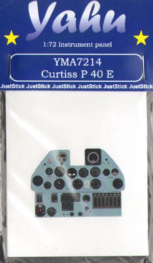 Instrument Panel Curtiss P40E Warhawk YMA7214