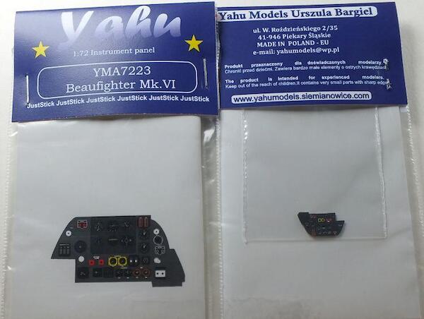 Instrument Panel Bristol Beaufighter MKVI (Hasegawa) YMA7223