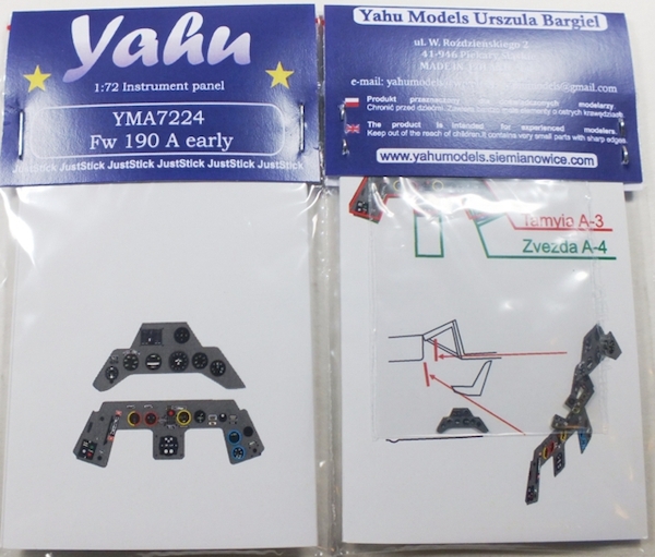 Instrument Panel Focke Wulf FW190A3/A4 - early YMA7224