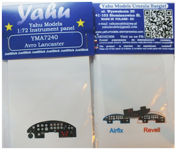 Instrument Panel Avro Lancaster (Revell) YMA7240