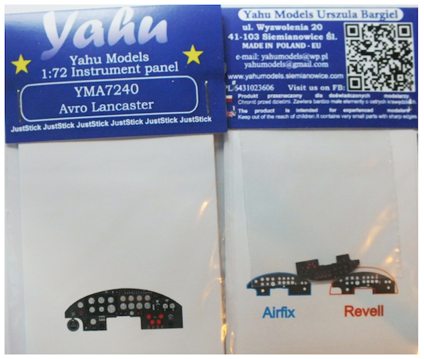 Instrument Panel Avro Lancaster (Revell)  YMA7240