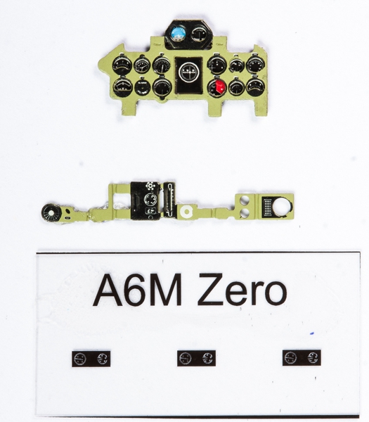 Instrument Panel A6M2 Zero (Nakajima green) YMA7262